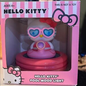 Hello Kitty Pink Pool Mood Light with Heart Sunglasses